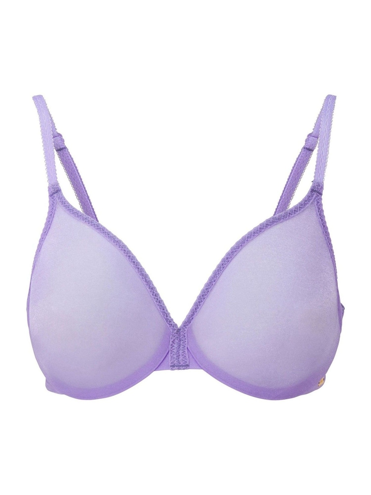 Gossard חזייה שקופה תחרה מבריקה סגולה - Image 11 of 12