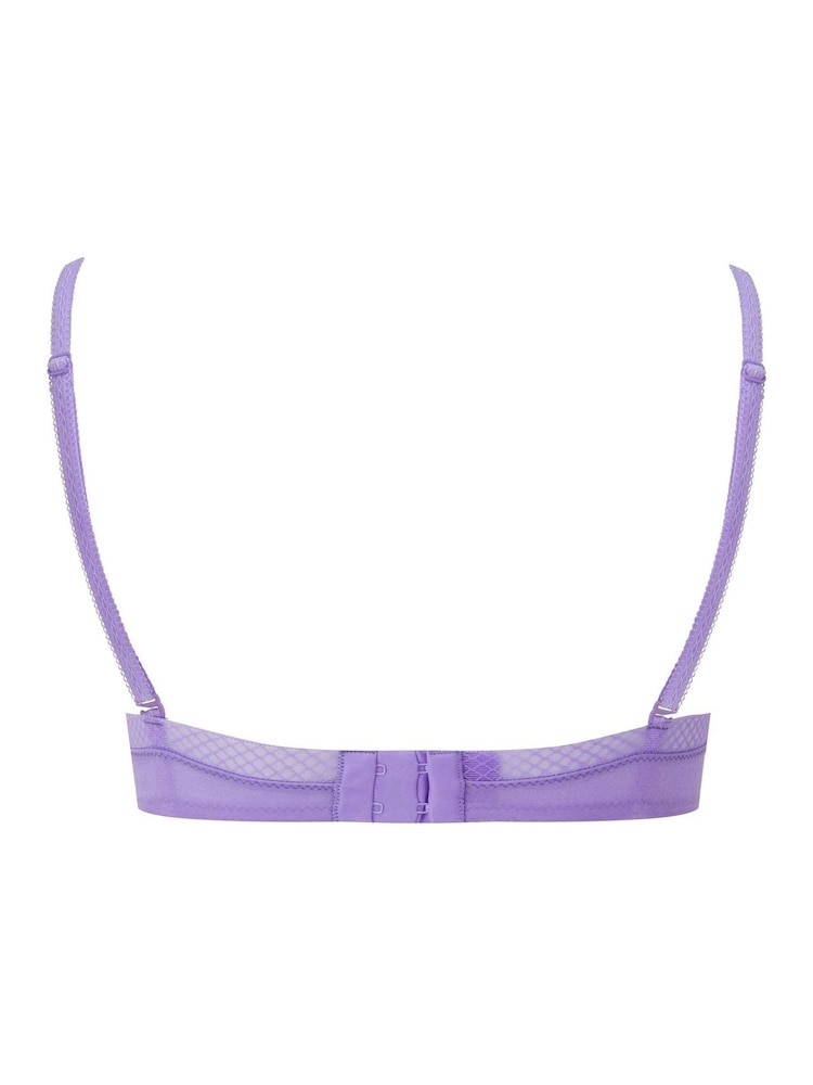 Gossard חזייה שקופה תחרה מבריקה סגולה - Image 12 of 12