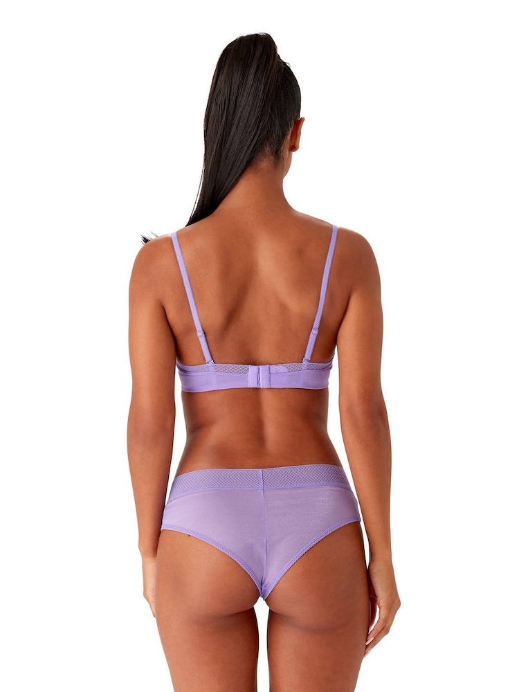 Gossard חזייה שקופה תחרה מבריקה סגולה - Image 4 of 12