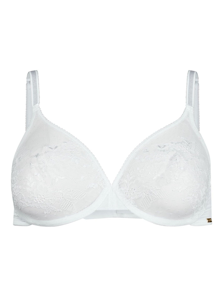 Gossard Glossies Lace Sheer White Bra - Image 7 of 8