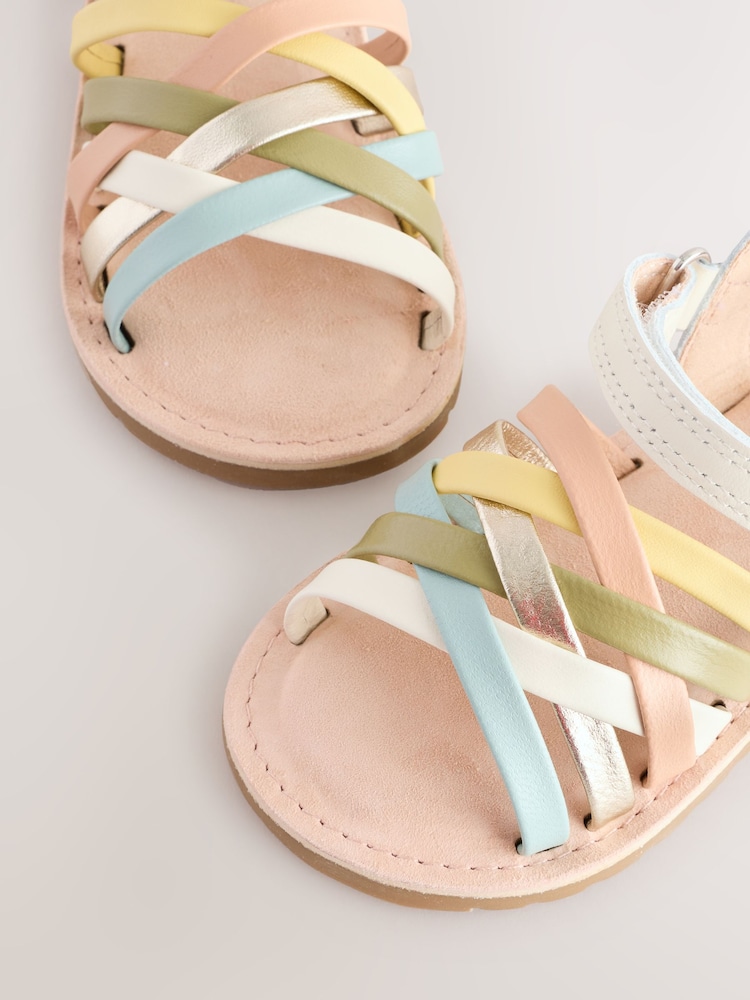 Multi Wide Fit (G) Strap Sandals - Image 5 of 6