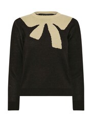 PixieGirl Petite Bow Intarsia Jumper - Image 5 of 5
