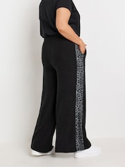 Yours Curve Black Lounge Trousers - Image 3 of 5