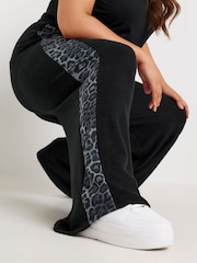 Yours Curve Black Lounge Trousers - Image 4 of 5