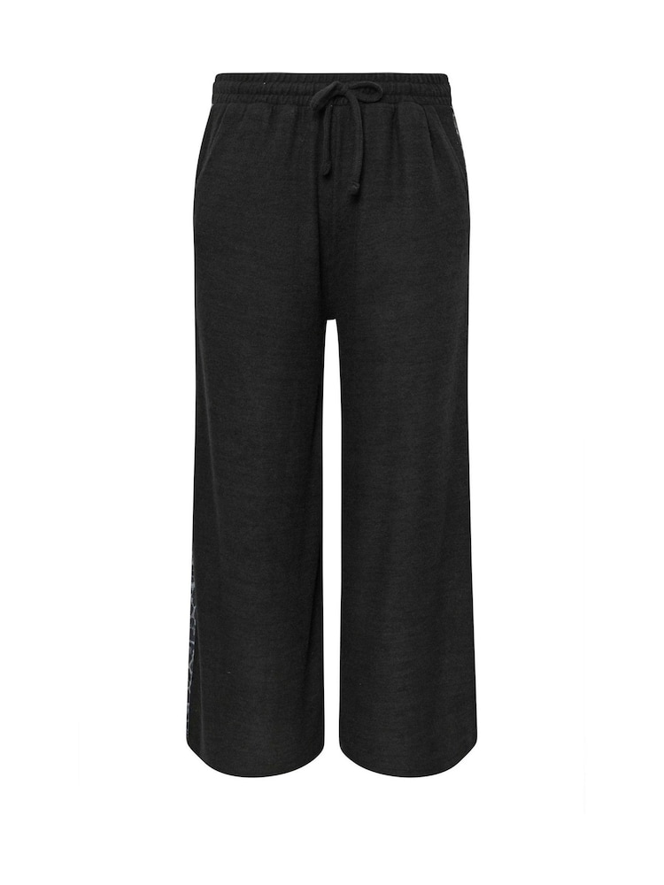 Yours Curve Black Lounge Trousers - Image 5 of 5