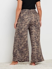 Yours Curve Animal Lounge Trousers - Image 3 of 5