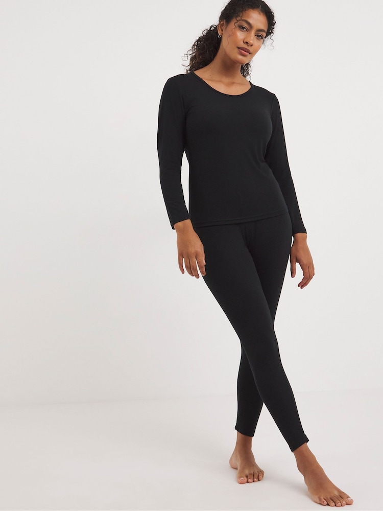 Simply Be Thermal Leggings 2 Pack - Image 3 of 7