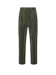 PixieGirl Petite Green Plisse Trousers - Image 5 of 5