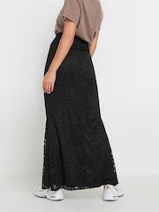 PixieGirl Petite Black Lace Fishtail Skirt - Image 4 of 6