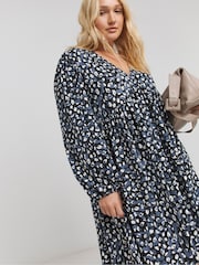 Simply Be Black Supersoft Smock Dress - Image 3 of 4