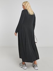 Simply Be Grey Premium Jersey Ballet Dress - Image 2 of 4