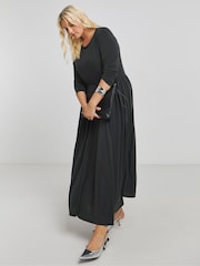 Simply Be Grey Premium Jersey Ballet Dress - Image 3 of 4