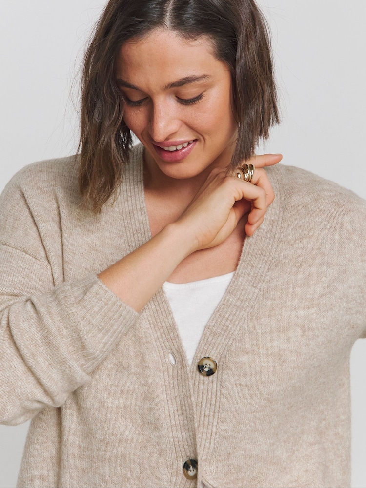 Simply Be Natural Boyfriend Cardigan - Image 4 of 4