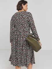 Simply Be Black Supersoft Pocket Midi Dress - Image 2 of 4