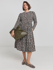 Simply Be Black Supersoft Pocket Midi Dress - Image 3 of 4
