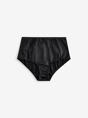 Simply Be Black Control Tummy Magisculpt Firm Midi Briefs 3 Pack - Image 5 of 5