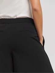 Simply Be Black Magisculpt Pleated Extra Wide Leg Trousers In Regular Length - Image 4 of 4