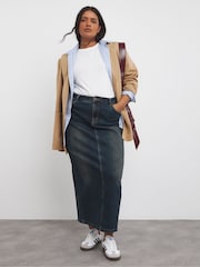 Simply Be Vintage Wash Column Maxi Fuste - Imaginea 1 din 4