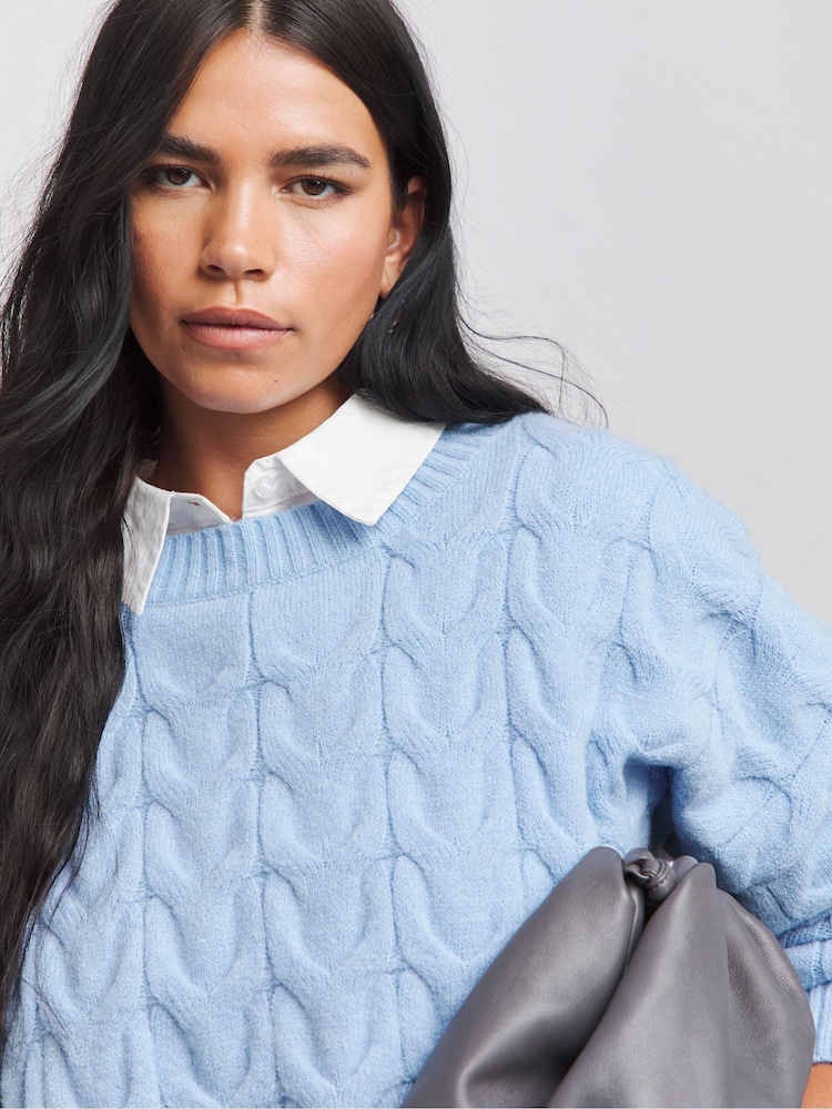 Simply Be – Pullover aus mittelschwerem Zopfstrick - Bild 4 von 4 Simply Be – Pullover aus mittelschwerem Zopfstrick - Bild 4 von 4