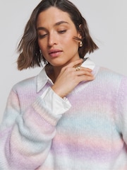 Simply Be Pink Ombre Jumper - Image 4 of 4