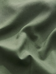 Dark Green Regular Fit Button Down Easy Iron Oxford Shirt - Image 7 of 7