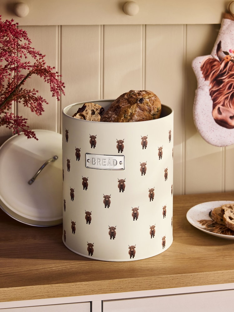 Natural Hamish Badge Bread Bin - Image 1 of 4 Natural Hamish Badge Bread Bin - Image 1 of 4
