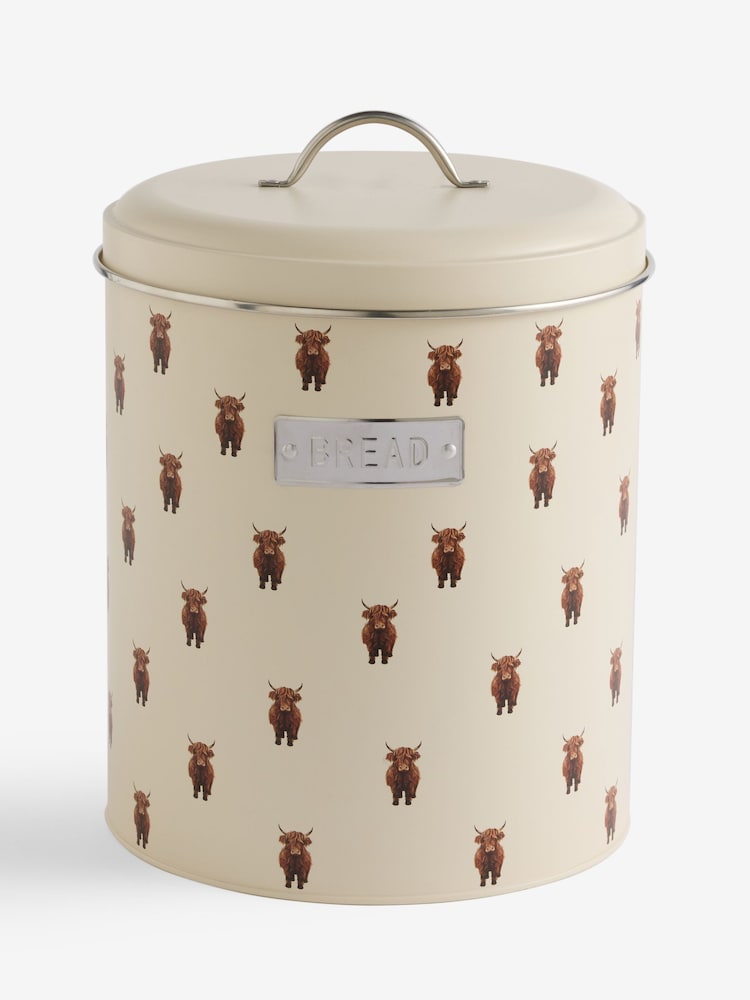 Natural Hamish Badge Bread Bin - Image 4 of 4 Natural Hamish Badge Bread Bin - Image 4 of 4