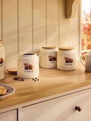 Natural Hamish The Highland Cow Ceramic Storage Jar - Image 1 of 4
