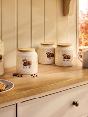 Natural Hamish The Highland Cow Ceramic Storage Jar - Image 2 of 4