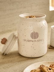Natural Speckle Pumpkin Trick or Treat Jar - Image 2 of 4