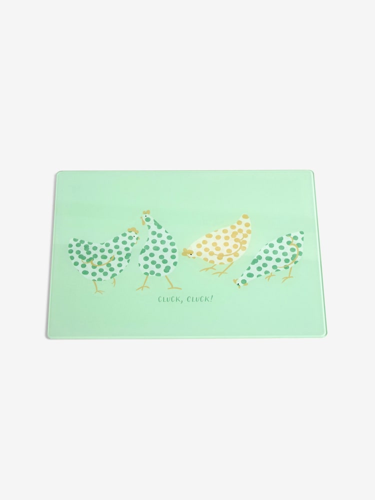 Sage Green Pat and Peggy Chicken Worktop Saver - Image 1 of 1