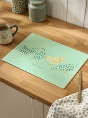 Sage Green Pat and Peggy Chicken Worktop Saver - Image 2 of 4