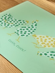 Sage Green Pat and Peggy Chicken Worktop Saver - Image 3 of 4