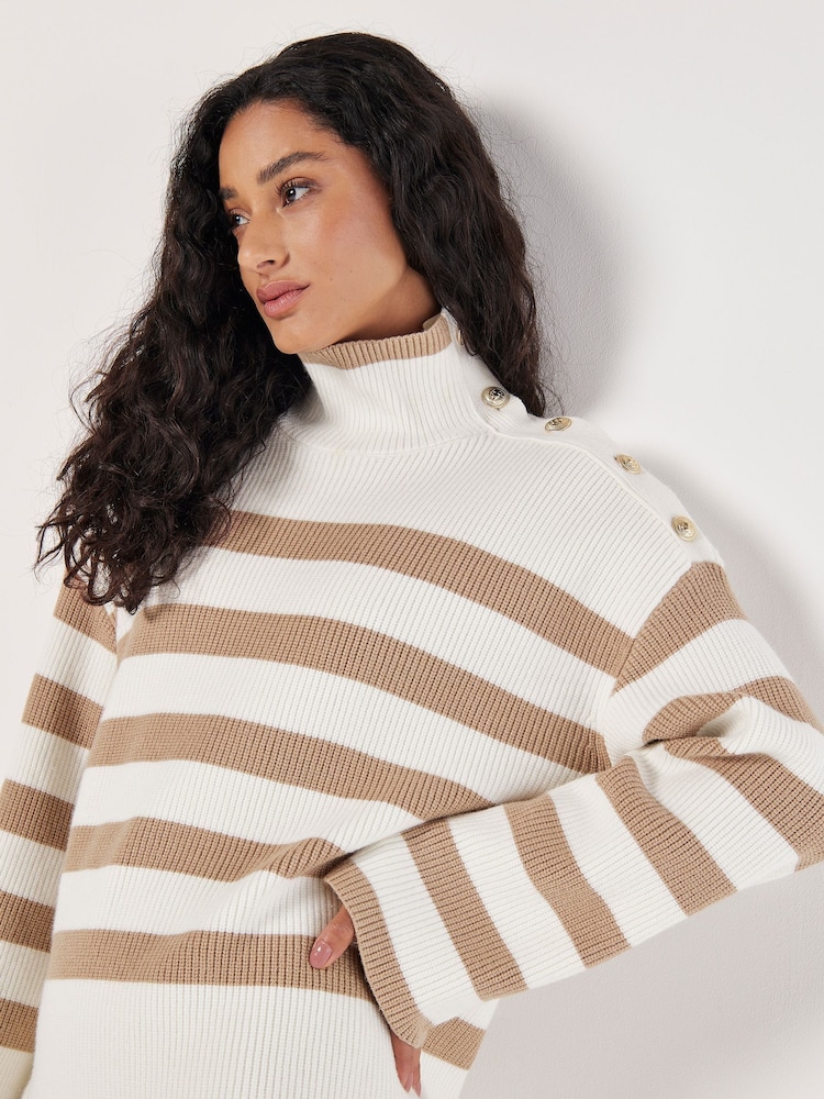 Apricot Poncho Jumper With Sleeves Uk Buy Apricot Natural Strip