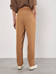 Apricot Brown Paperbag Twill Trousers - Image 4 of 4