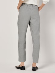 Apricot Black Paperbag Waist Dogtooth Trousers - Image 5 of 6