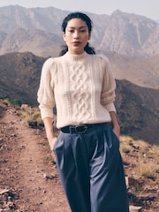 Apricot Cream Cable Knit Chunky Jumper - Image 1 of 5
