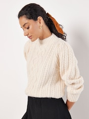 Apricot Cream Cable Knit Chunky Jumper - Image 2 of 5