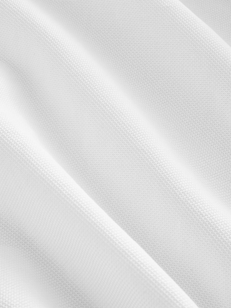 White Regular Fit Washed Dobby Long Sleeve Smart Cutaway Collar 100% Cotton Shirt - Image 8 of 8 White Regular Fit Washed Dobby Long Sleeve Smart Cutaway Collar 100% Cotton Shirt - Image 8 of 8