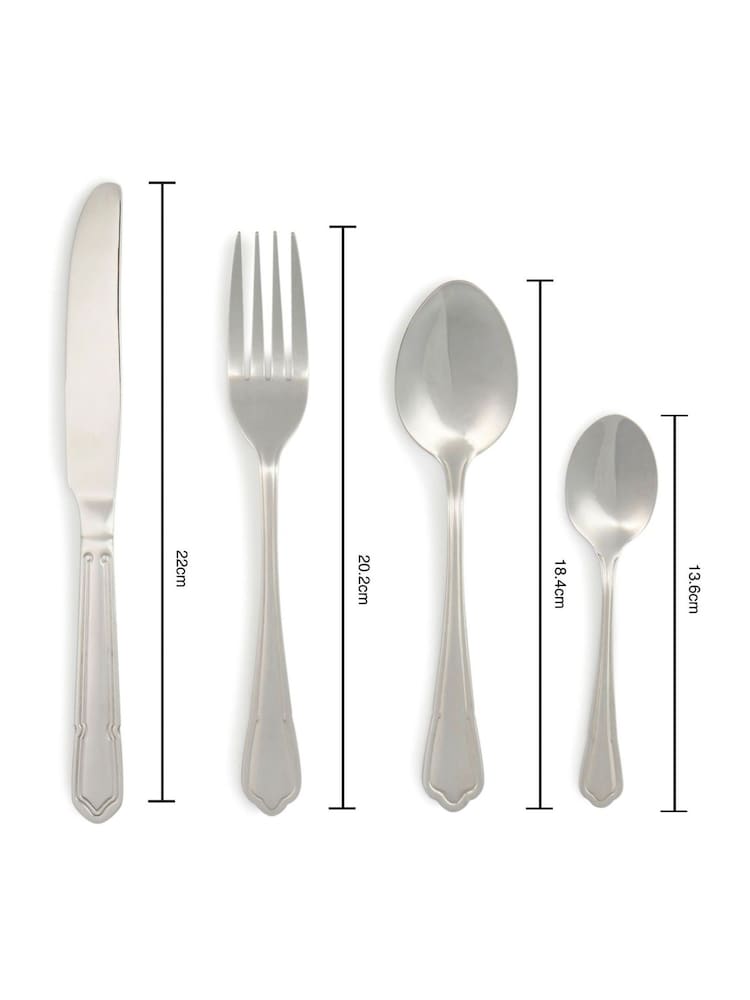 Salter Silver Richmond 24 Piece Cutlery Set - Image 8 of 8