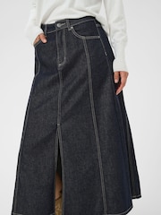 Kaffe Blue Kagitha High-Waist Denim Skirt - Image 2 of 8
