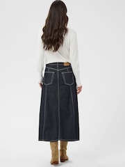 Kaffe Blue Kagitha High-Waist Denim Skirt - Image 5 of 8