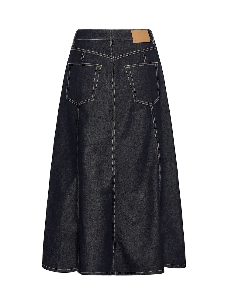 Kaffe Blue Kagitha High-Waist Denim Skirt - Image 8 of 8 Kaffe Blue Kagitha High-Waist Denim Skirt - Image 8 of 8