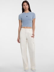 Guess Jeans Light Blue Short Sleeve Star Logo Baby T-Shirt - Image 2 of 5