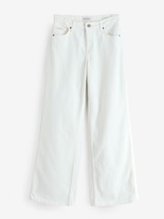 Guess Jeans White Denim Wide Leg Jeans - Image 1 of 1