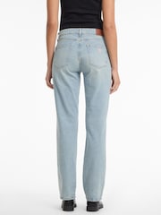 Guess Jeans Light Blue Denim Mid Rise Straight Leg Jeans - Image 2 of 7