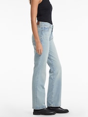Guess Jeans Light Blue Denim Mid Rise Straight Leg Jeans - Image 4 of 7