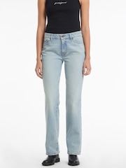 Guess Jeans Light Blue Denim Mid Rise Straight Leg Jeans - Image 5 of 7