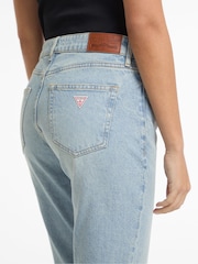 Guess Jeans Light Blue Denim Mid Rise Straight Leg Jeans - Image 6 of 7