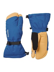 Azul - Sealskinz Congham Waterproof Thermal Ski Split Finger Gloves - Imagen 1 de 3